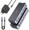 USB C Docking Station mit 65W Ladegerät 15 in 1 Docking Station USB C DP&Dual HDMI Single 8K Triple 4K 30Hz Display für DP1.4 10Gbps USB 3.1&2 USB C, 2 USB3.0, USB2.0, RJ45, 100W PD, SD/TF, Audio