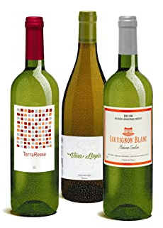 DELINAT – Weinpaket Aromatische Weissweine aus ganz Europa, Spanien, Frankreich, Deutschland, Probierpaket, trocken, vegan, 3 Fl. Biowein à 0.75 l