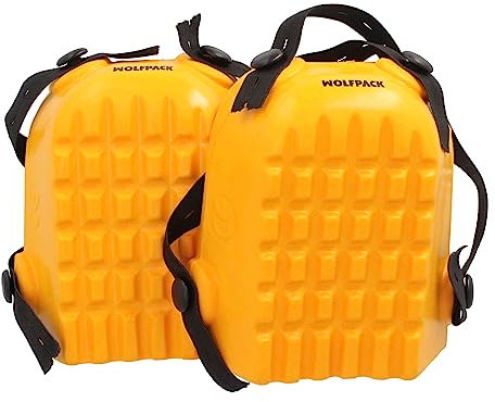 WOLFPACK LINEA PROFESIONAL Juego Rodilleras Trabajo Protectoras Espuma Alta Densidad Mayor Confort y Comodidad