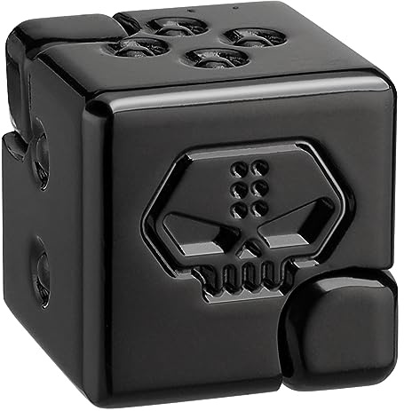 Infinity Fidget Cube, Dice Fidget Spinner Toy for Kids Adults, Metal Transformable Fidget Block for Boys 4-12, EDC 2 in 1 Gyro Cube, Office Desk Gadget, Stress Relief Gift for 5 6 7 8 9 10+ Years Old
