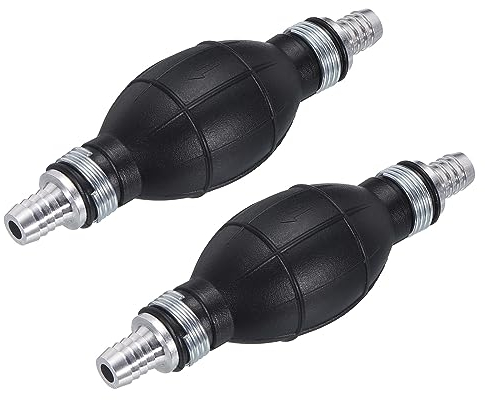 QUARKZMAN Kraftstoff Förderpumpe 1/2 Gummi Kraftstoff Übertragung Vakuum Kraftstoffleitung Hand Zündkerze Benzin Benzinpumpe für Marine Boot Zubehör Paket von 2