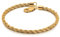 Dankadi Pulsera con cordón de 3 mm de plata 925 fina de 16 cm a 23 cm, trenzada, chapada en oro, diseño italiano, regalo, joyería, fiesta, cumpleaños, para hombre y mujer, 6.3, Plata
