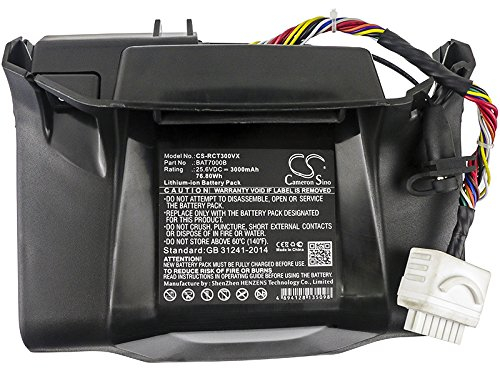 3000mAh akku kompatibel mit Robomow Premium RC302, RC304, RC304u, RC306, RC308, RC308u, RC312, RC312u, BAT7000B, BAT7001A, MRK7005A, Tuscania TC150, TC300