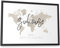 Papierschmiede® Zuhause Koordinaten Bild DIN A4 (21x30 cm) Rahmen wählbar, Einzugsgeschenke Haus oder Geschenkidee zum Einzug Wohnung Richtfest Umzug deko Einweihung Geschenkidee