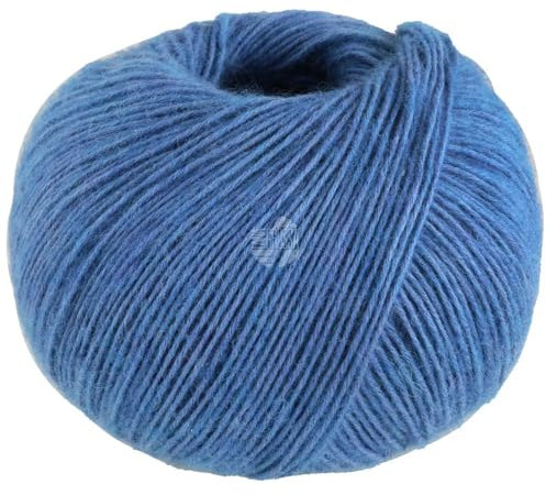 LANA GROSSA Ecopuno | Edle Netzgarnstruktur aus Baumwolle gefüllt mit Merino/Alpaka | Handstrickgarn aus 17% Schurwolle & 11% Alpaka Wolle | 50g Wolle zum Stricken & Häkeln | 215m Garn FB 98