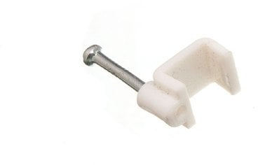 OneStopDiy 100 White 1.5mm Twin & Earth Cable Clips