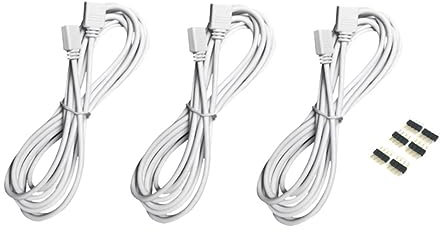 LIFKOME 9stücke Rgb Verlängerungskabel Led Lichtleisten Verlängerungskabel Schweißfrei Flexibel Kunststoffisolierung Für Led Lichtband Verbinder