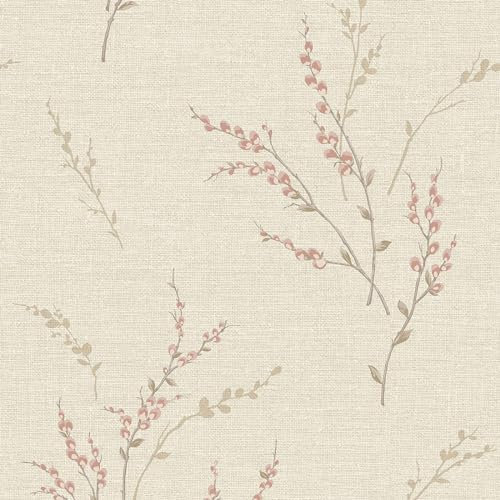 Belgravia Decor Carmella Pink Wallpaper GB7153
