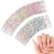 30 Blatt Nagelsticker, Frühling Sommer Blumen Nagelfolie Selbstklebend Nagelaufkleber Charm Nagelfolien Aufkleber DIY Nagel Dekoration Sticker Zubehör für Mädchen Frauen