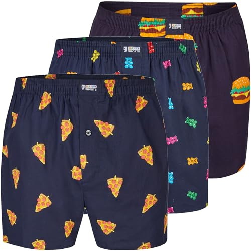 Happy Shorts X Herren Boxershorts, Boxer und Shorts mit Suspense
