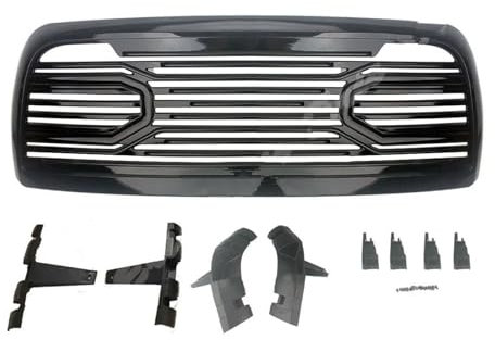 Front Kühlergrill Für Dodge Für Ram 2500 3500 4500 Grille ABS Ersatz 2010-18 Auto Vorne Racing Facelift Mesh Grille Raptor Stil Grill Kühlergrill