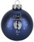 Weihnachtskugel mit Gravur (Blau Matt, 1. Weihnachten)