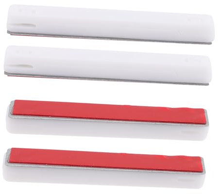 Gadpiparty 4 Stück Fliegengitter Clip Selbstklebende Fenster Befestigungsschnalle Magnetische Klemme Für Bildschirme Einfache Montage Ohne Bohren Langlebige Kunststoffkonstruktion Geeignet