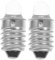 SOESFOUFU 2pcs Base Miniature Led Flashlight Bulbs Replacement Tiny Light Bulbs for DIY Projects Easy to Install Durable Led Light for Flashlights and Outdoor Use
