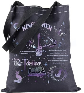 Little Osha Butterfly Tote Bag I Don't Want Bright And Happy Shopping Bag for Saeris Fans (Want Bright And Happy)