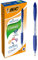BIC Kugelschreiber Set Atlantis Classic, in Blau, Strichstärke 0,4 mm, nachfüllbar, 12er Pack, Ideal für das Büro, das Home Office oder die Schule