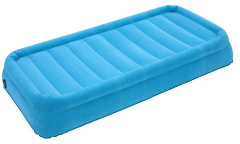 Cloud 9 Air Products Aircloud Magestic 35,6 cm High Blu Aria Letto Gonfiabile con Pompa Motore AC, Sintetico, Blue, Coppia