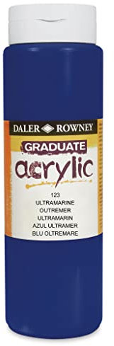 Daler-Rowney Graduate Acrílico Bote de tinta Paint 500ml - Azul Ultramar