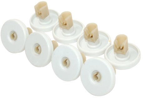 Electrolux 50286965004 - Ruedas para cesta inferior de lavavajillas (8 unidades)