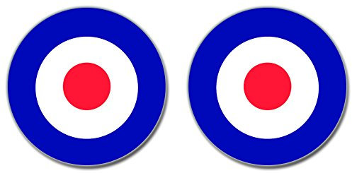 British RAF Air Force Rondell Vinyl Aufkleber Aufkleber 86 mm – 2 aus
