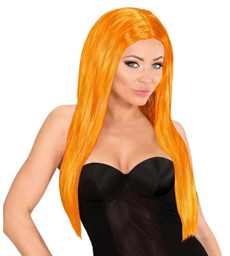 W WIDMANN MILANO Party Fashion 06759 - Perücke Glamour, orange, Every Night Party Fashion, Karneval, Mottoparty