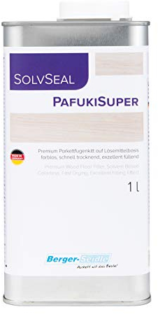 Berger-Seidle Pafuki Super, Parkettfugen Holzkittlösung, 1 5 10 Liter (1 Liter)