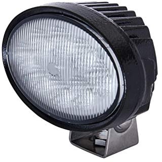 HELLA 1GA 996 661-001 LED-Arbeitsscheinwerfer - Oval 100-24/12V - 1700lm - Anbau/geschraubt - schwenkbarer Montagebügel - Nahfeldausleuchtung - Stecker: DEUTSCH Stecker
