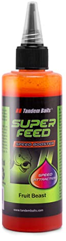 Tandem Baits SuperFeed Speed Booster Fruit Beast Karpfen | Karpfen Angeln ohne Mühe | Köder zum Große-Fische-Angeln | Karpfenzubehör für Profis & Hobby-Angler 100 ml