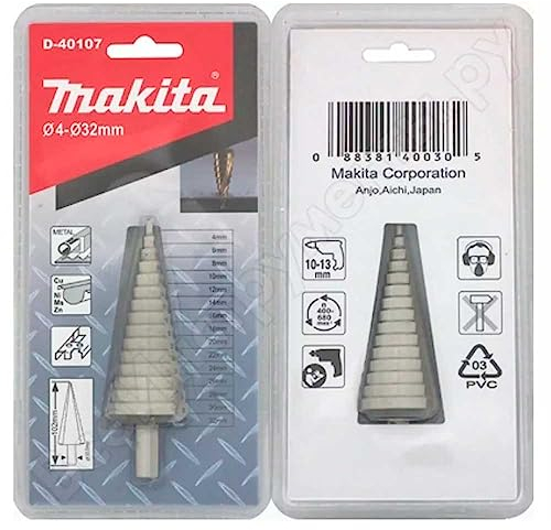 Makita D-40107 - Broca escalonada 4-32mm HSS