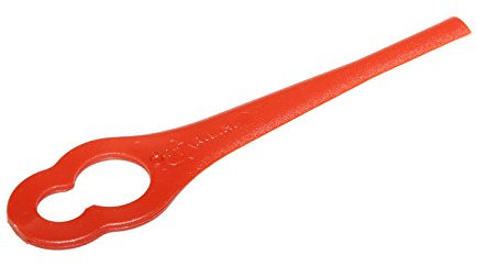 First4spares 60 Pcs Plastic Grass Trimmer Blades, Cordless Strimmer Blades 83 mm Lawn Mower Cutting Blades Garden Mower Replacement Blades for Terratek Einhell Grass Strimmer-Red