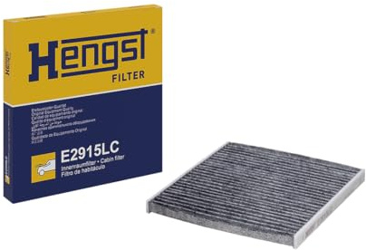 HENGST - Innenraumfilter E2915LC - Luftfilter für den Innenraum mit Aktivkohle - Filtert Staub, Pollen & Gerüche für Allergiker - Für saubere Frischluft im KFZ - Automotive Zubehör