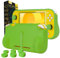Orzly Custodia per Nintendo Switch Lite – Comfort Grip Case, Cover Posteriore Protettiva per l'uso sulla Console Nintendo Switch con impugnature Imbottite Comfort incorporate - Verde