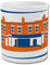 GroundDesigns Tasse mit Aufschrift „Luton Town FC“