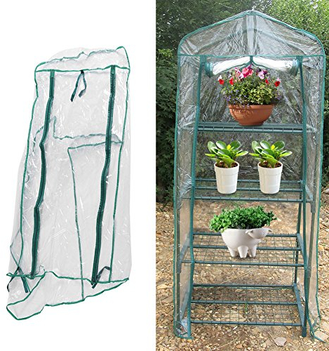 Housse de Serre de Jardin Protection Tente pour Plantes Fleurs Bâche PVC Étanche et Anti- (69 x 49 x 160 cm) Greenhouse Supplies