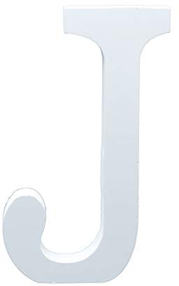 BESCH Dekorativer Großbuchstabe aus Holz 15 cm (J)