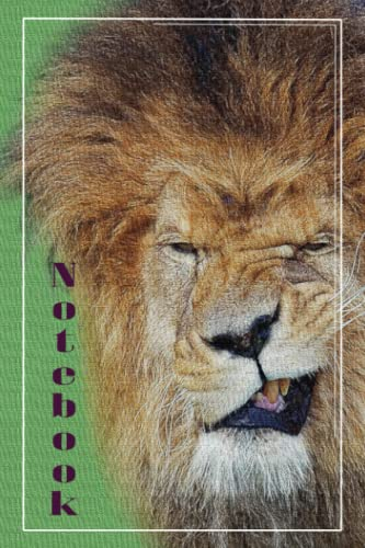 Notebook with lions