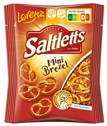 Lorenz Saltletts Mini Brezel mit Meersalz und weniger Fett 40g