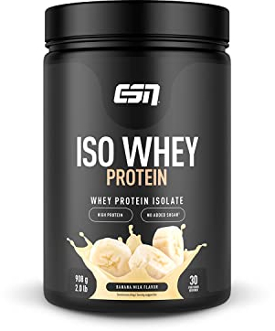 ESN Iso Whey Protein, 908g Banana Milk, Eiweißpulver mit bis zu 25 g Protein pro Portion