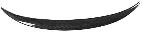 OLgyn Auto Heckspoiler, Glanz Schwarz Heckspoiler Flügel Kofferraumlippe Für BMW F30 3-Serie 4Door 2012-2020 Echte Kohlefaser