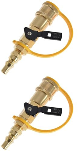 BESPORTBLE 2 Sätze RV-Propananschluss Propangasschläuche und Armaturen Messingbeschläge grillzubehör Schlauch Propan-Tankadapter Propan-Schnellkupplungen aufblasbar Wohnmobil