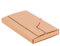 KONZEPT Buchverpackung aus Wellpappe, 24 x 17,5 cm, Versandkarton für Unterlagen, CD, 20 Stk, Großbriefkarton, selbstklebend
