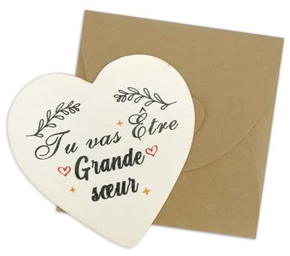 Annonce Grossesse Cadeau Annonce Grossesse Annonce Grossesse Grande Soeur Fille Idée Future Grande Soeur Tu Vas Être Grande Soeur
