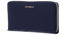Coccinelle Metallic Soft Wallet Grained Leather Royal Blue