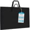 ZKOO Leichte Kunst-Portfolio-Tasche, 91,4 x 121,9 cm, extra groß, Kunst-Portfolio-Tasche, leicht, wasserdicht, für Poster, Skizzen, Zeichnungen, Leinwand, 91,4 x 121,9 cm, Schwarz
