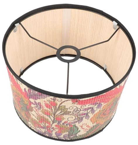 ARTIBETTER Lampenschirm Für Tischlampe Modernes Design Mit Blumenmuster Großer Lampenschirm Für Wohnzimmer Schlafzimmer Und Esszimmer Dekoration Hochwertiger Leuchtenschirm Aus