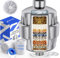 New Turbo-Boost Anti-Limescale Shower Filter with 2 Shower Filter Cartridges, Descaling Shower Water Filter Removes Chlorine, Heavy Metals, Protects Skin and Improves Water Quality