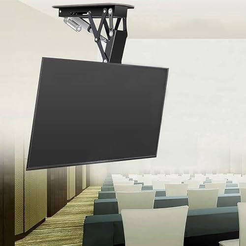 YXZQLOZ Soporte de Techo motorizado con Mando a Distancia para televisores de 50-90 y televisores de Pantalla Plana