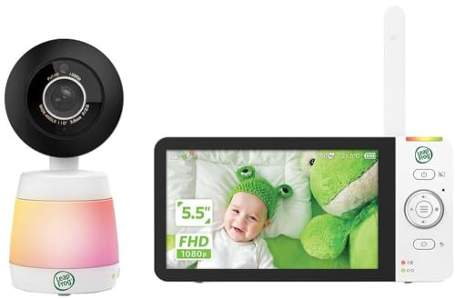 LeapFrog LF2936FHD 14,9 cm (5,5 Zoll) Fernzugriff Touch 1080p Smart Video Babyphone (erneuert)