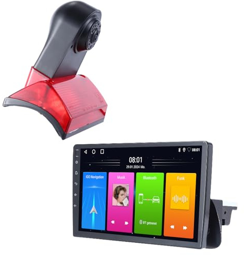 9 Auto Radio GPS Navigation Carplay Fit for MB Freightliner Sprinter 2500 3500 W901 W902 W903 W904 B901 B902 B903 B904 B905 616 CDI Dodge Cargo VW LT Mk II 28-35 II Bus+Bremsleuchte Auto Kamera