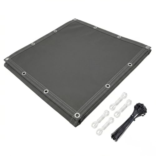 Toldos Exterior Terraza 5x6m Rectangular Toldo Vela de Sombra con Ojales Cubierta Resistente al Agua, Protección UV Toldode Vela Solar para Terraza Balcon Patio Exteriores Jardín, Antracita